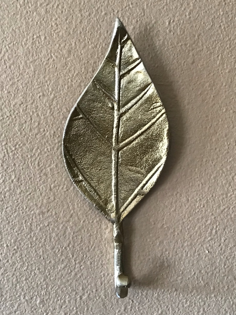 Decorative Gold Leaf Wall Hook